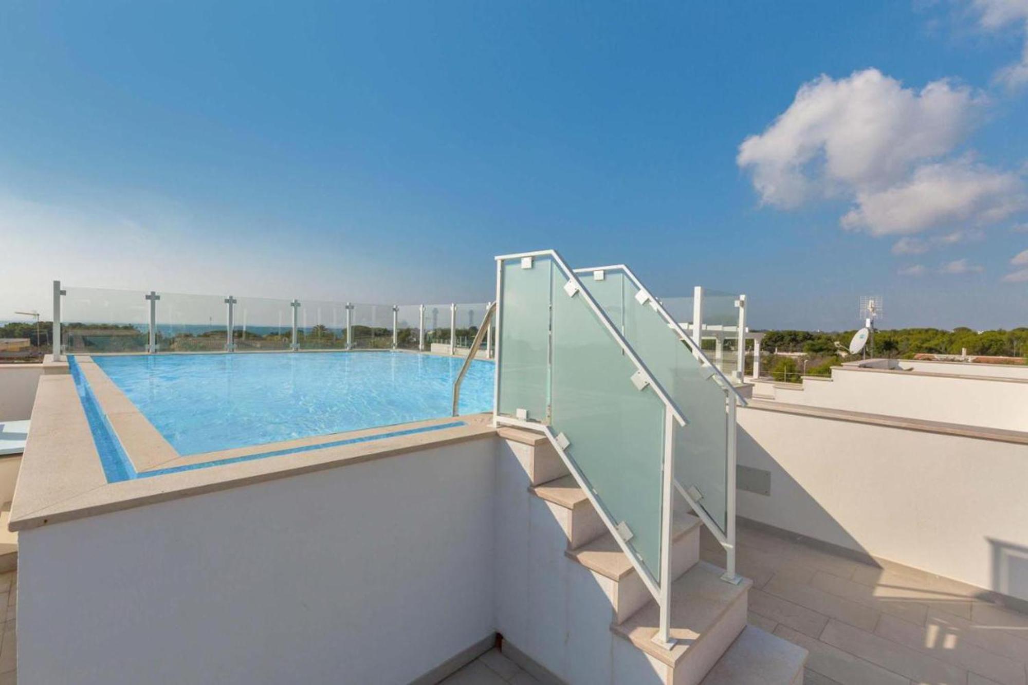 Piscina Panoramica Vista Mare - Wifi - Ac Int 9 Διαμέρισμα Santa Maria al Bagno Εξωτερικό φωτογραφία